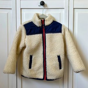 Crewcuts shearling toddler boys’ jacket size 3T